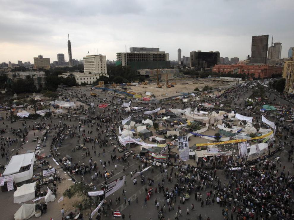 Los egipcios vuelven a acercarse a la plaza tahrir este domingo