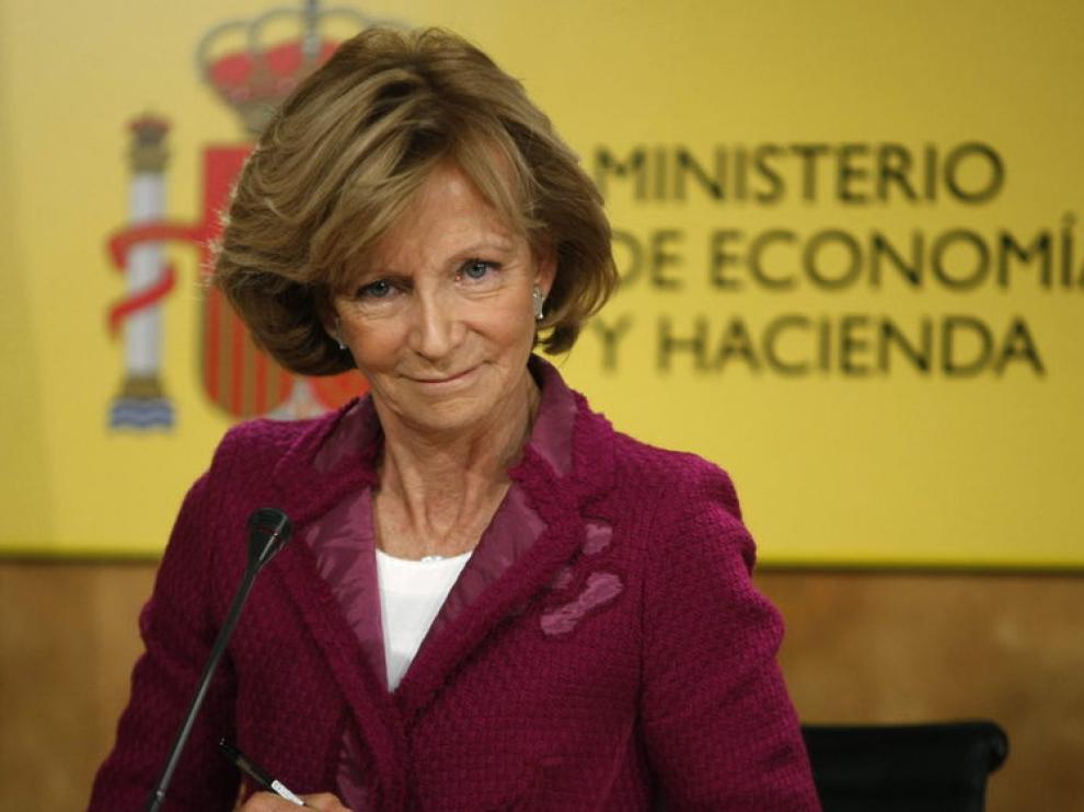 Elena Salgado presentó las cuentas autonómicas