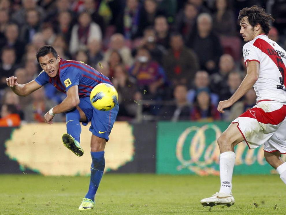 El chileno Alexis Sánchez marcó dos goles