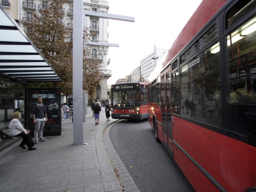 Los zaragozanos prefieren el transporte público