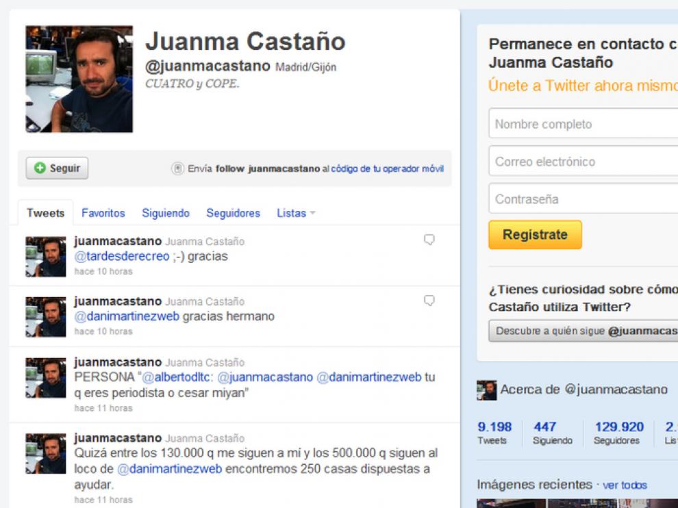 El Twitter de Juanma Castaño