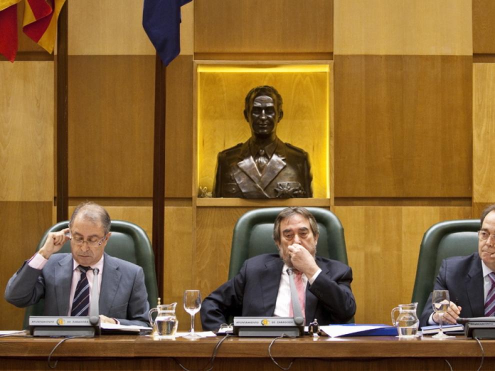 Pleno en el Ayuntamiento de Zaragoza