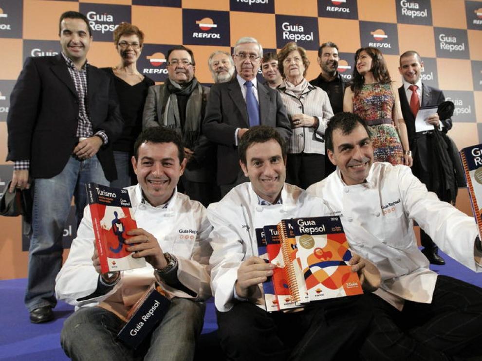 Momento de la presentación de la nueva edición de la Guía Repsol