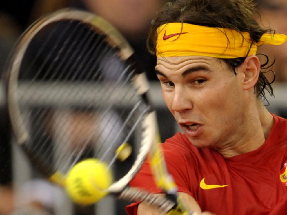 Rafa Nadal, durante un partido