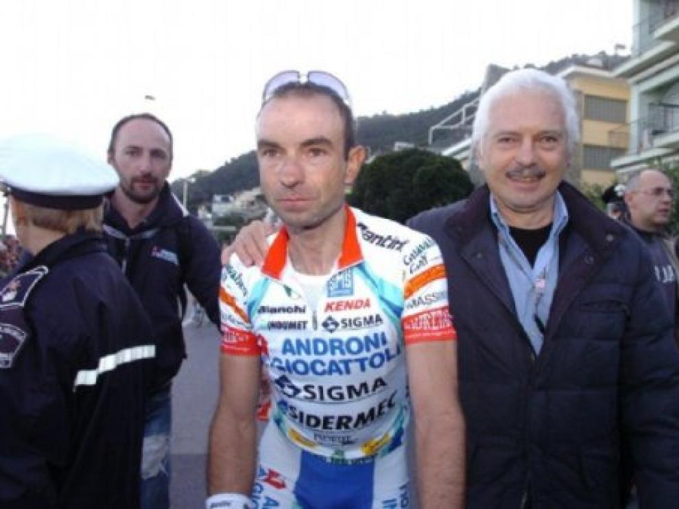 El ciclista aragonés, Ángel Vicioso