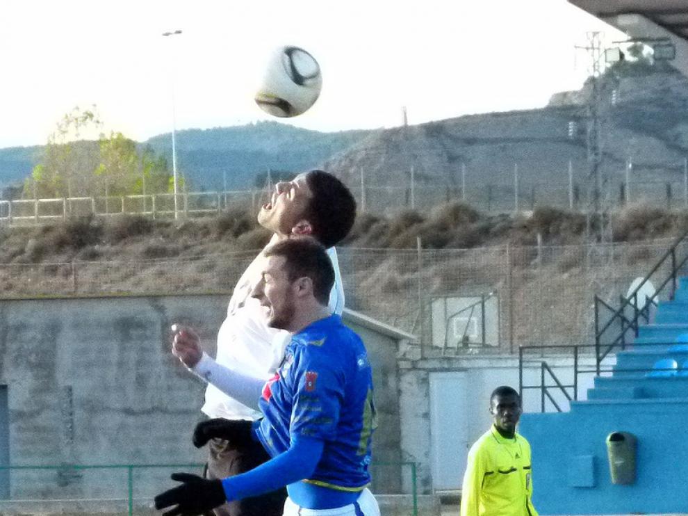 Imagen del partido que enfrentó al Calatayud y al Utebo