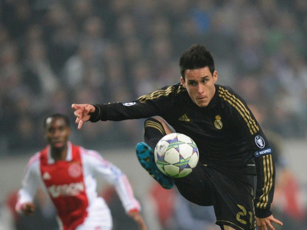Jose Callejón, durante el encuentro ante el Ajax