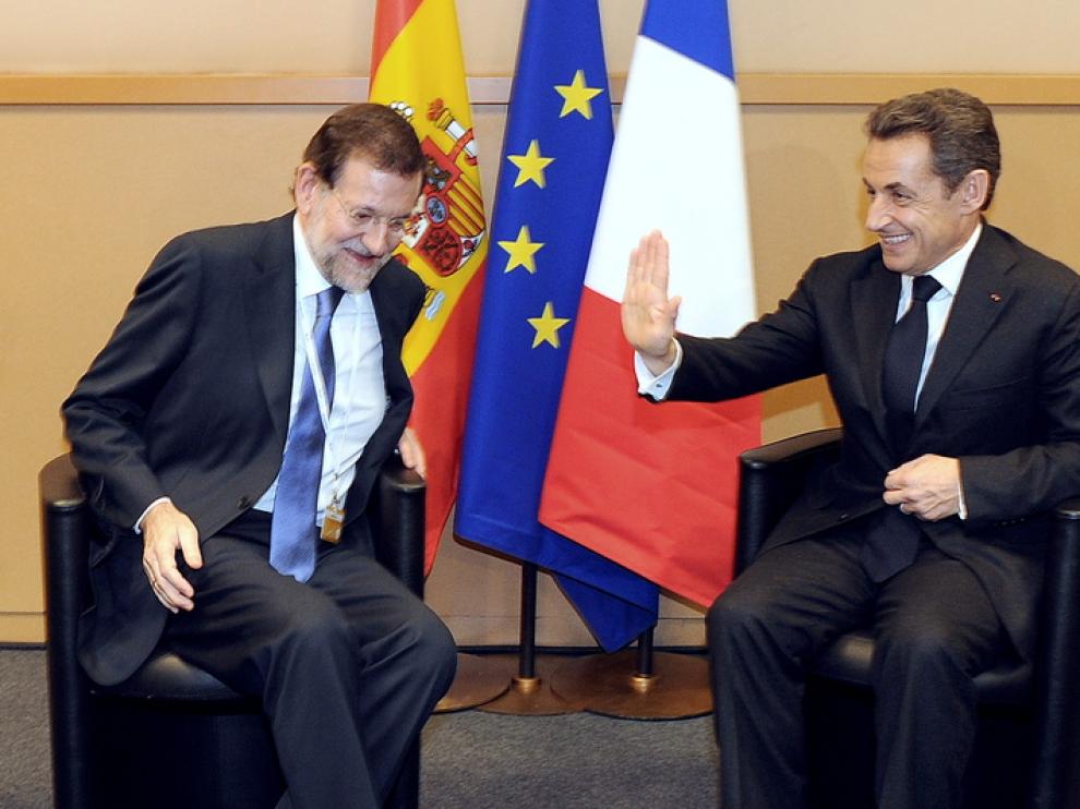 Rajoy se reunió con Sarkozy en Marsella