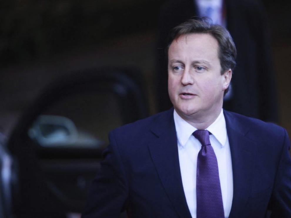 David Cameron, en la Cumbre Europea