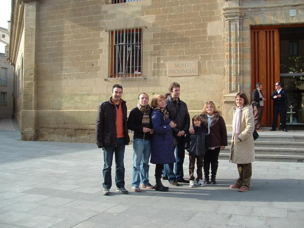 Turistas en una visita guiada