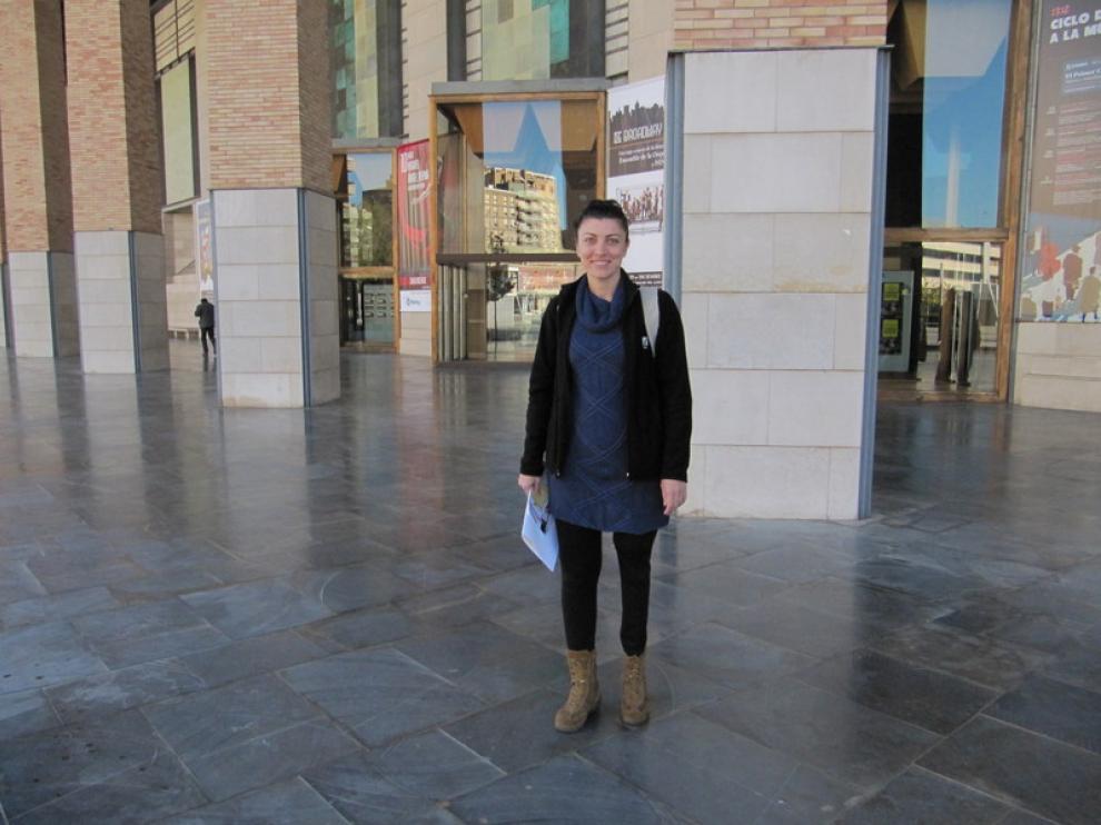 Nuria Rivas, presidenta de la Asociación de Amputados de Aragón