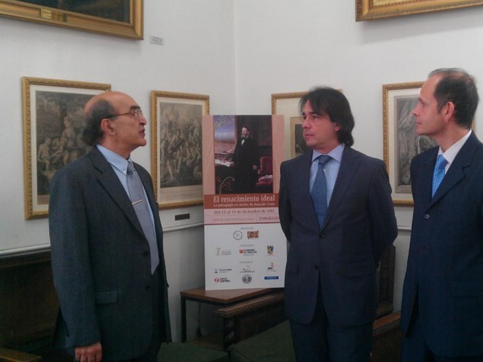 El director general de Cultura Humberto Vadillo, durante la presentación de las jornadas sobre Costa