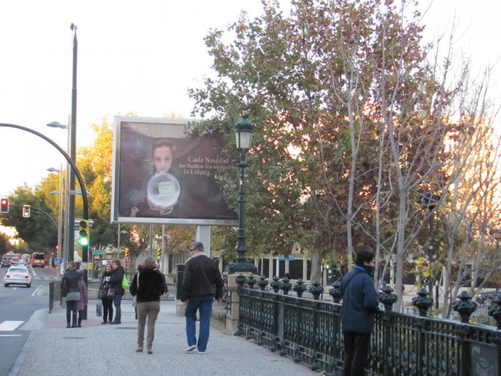 Mupi en la avenida de América
