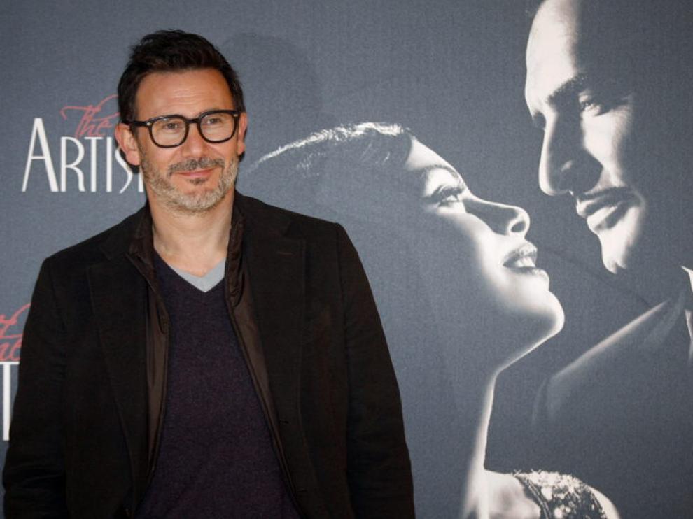 El director de 'The Artist', Michel Hazanavizius, durante el esperado estreno en España