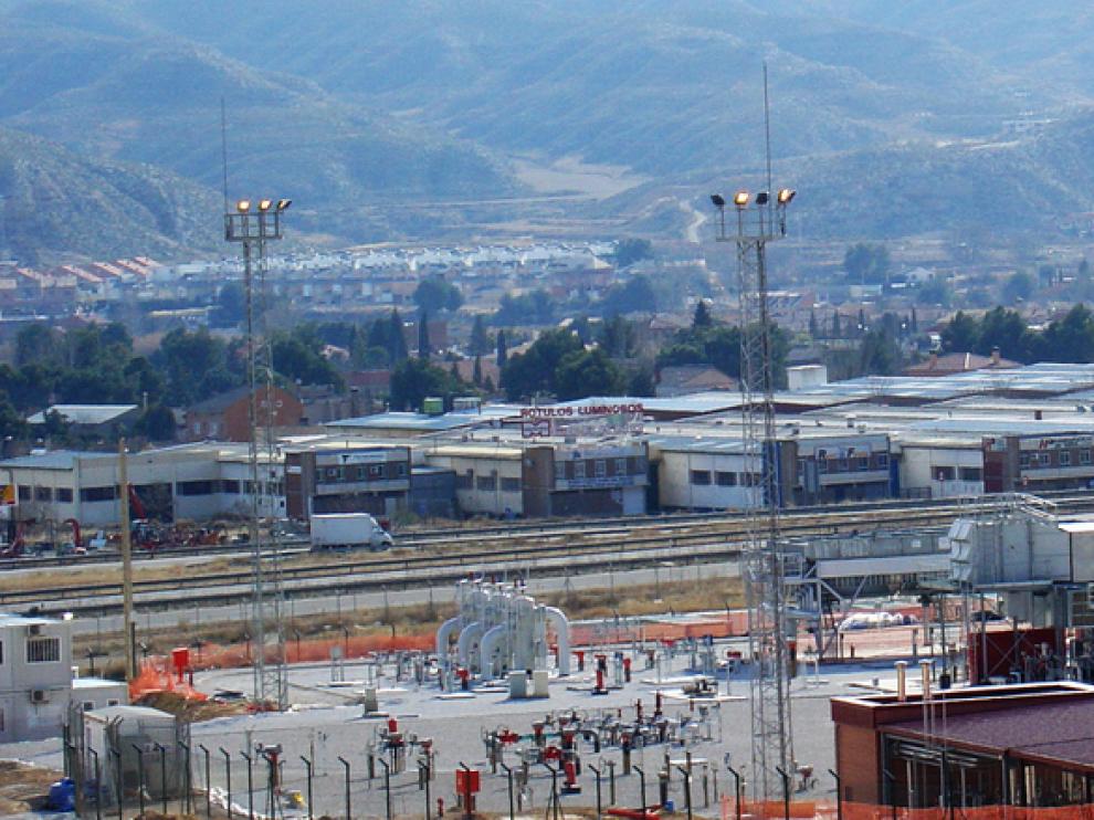 Imagen de la planta de Enagás.