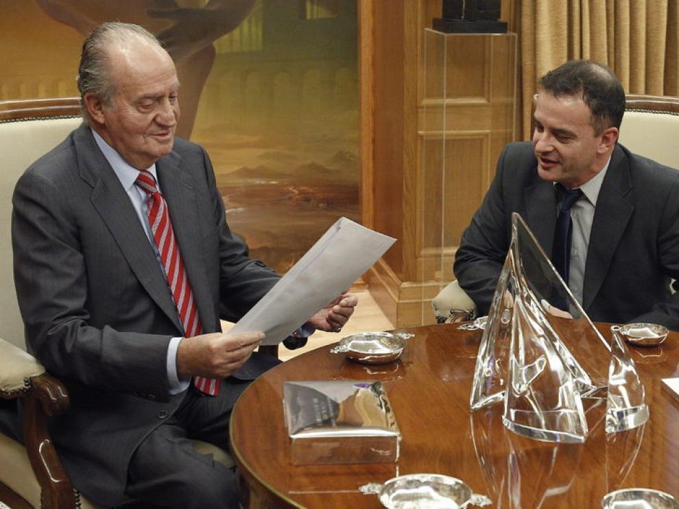 Reunión del Rey con el representante de ERC