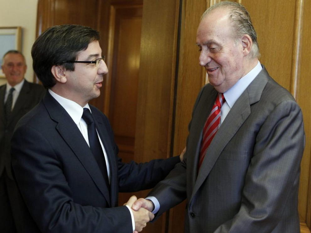 El rey recibe al diputado de UPN
