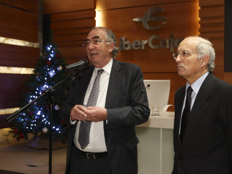 Amado Franco durante el brindis