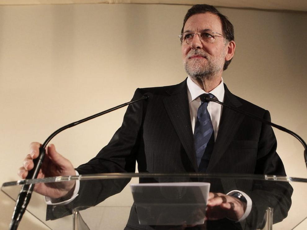 El líder del PP, Mariano Rajoy