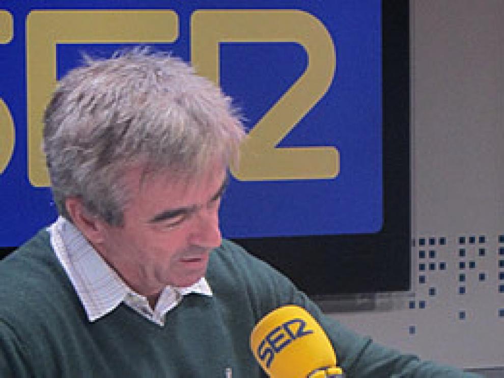 Blanco, durante la entrevista
