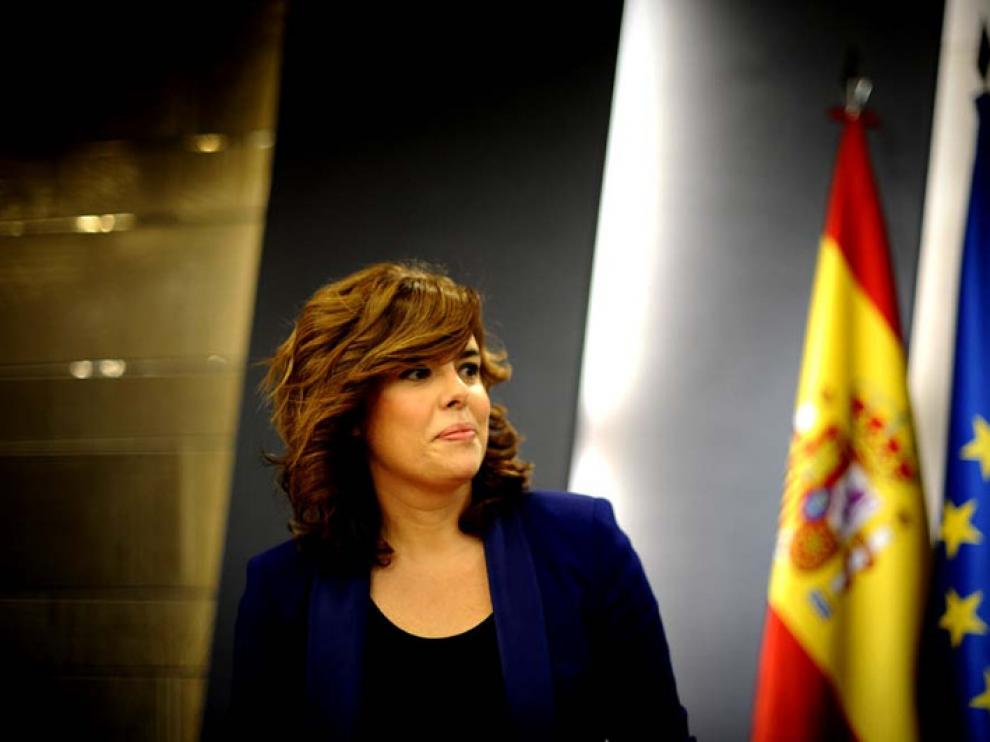 Soraya Saénz de Santamaría, en una imagen de archivo