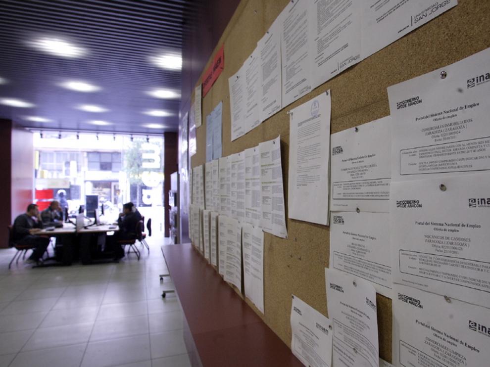 Imagen de una oficina del INAEM en Zaragoza