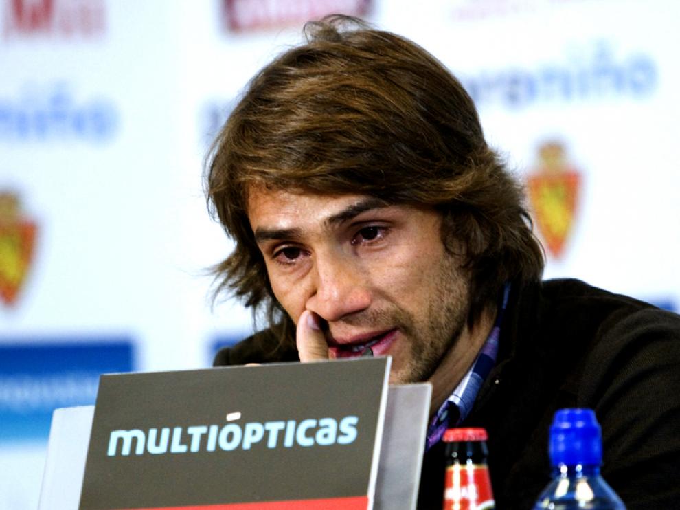 Leo Ponzio durante la rueda de prensa