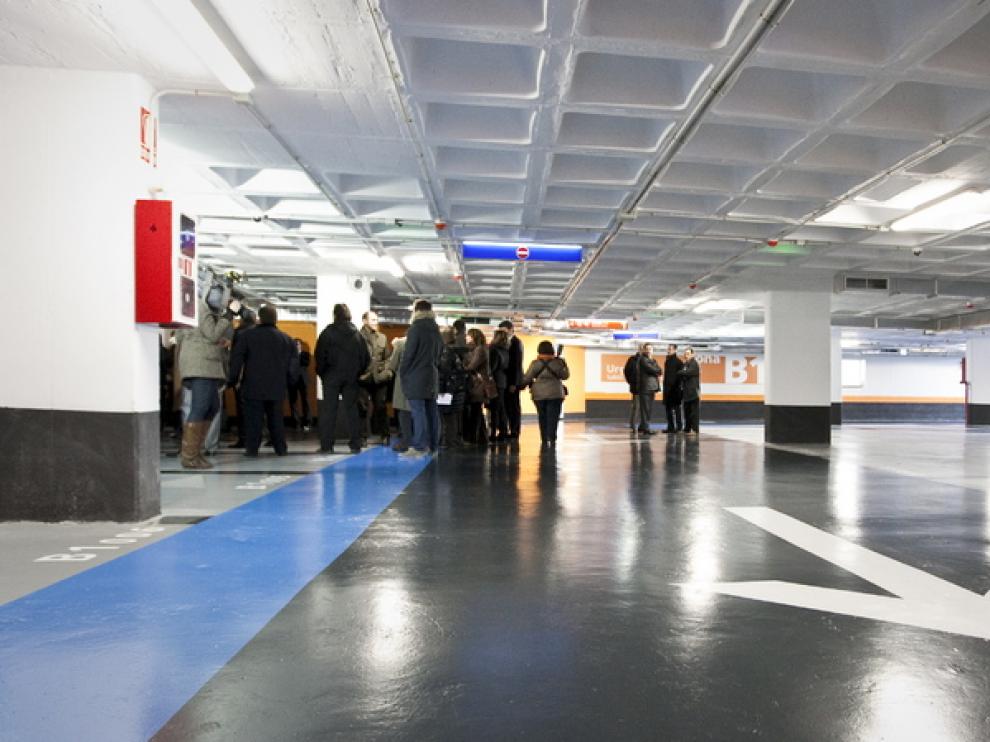 Inauguración del aparcamiento subterráneo junto al Hospital Clínico