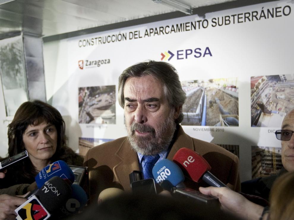 El alcalde de Zaragoza, Juan Alberto Belloch