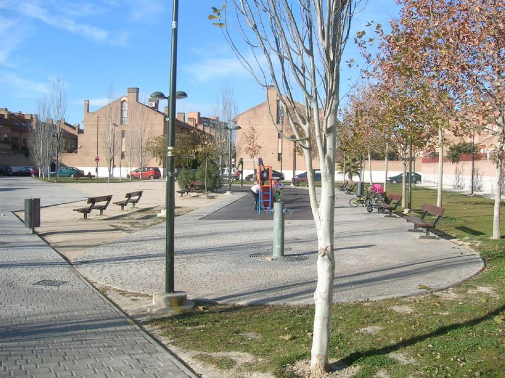Zona de recreo junto al escenario de Santa Isabel