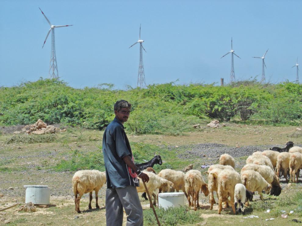 Proyecto de energía eólica en la India