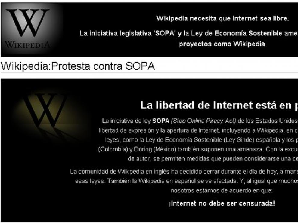 Mensaje de Wikipedia