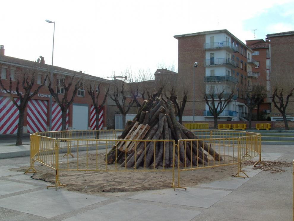 Todo preparado para la gran hoguera