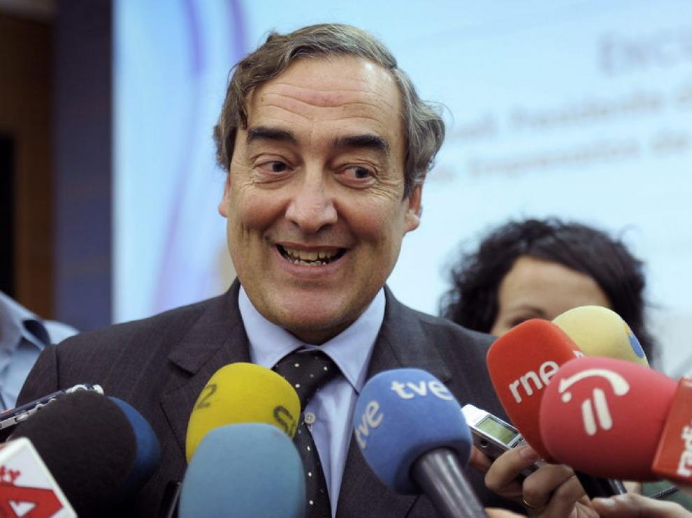 El presidente de la CEOE, Juan Rosell
