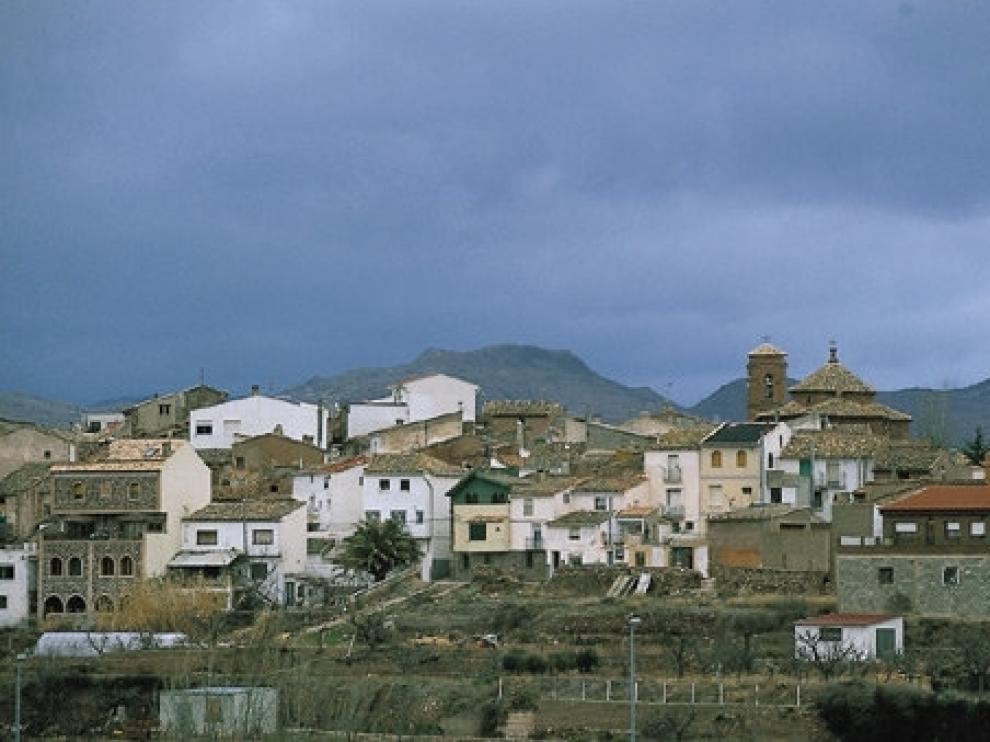 Vista del pueblo de Gotor.