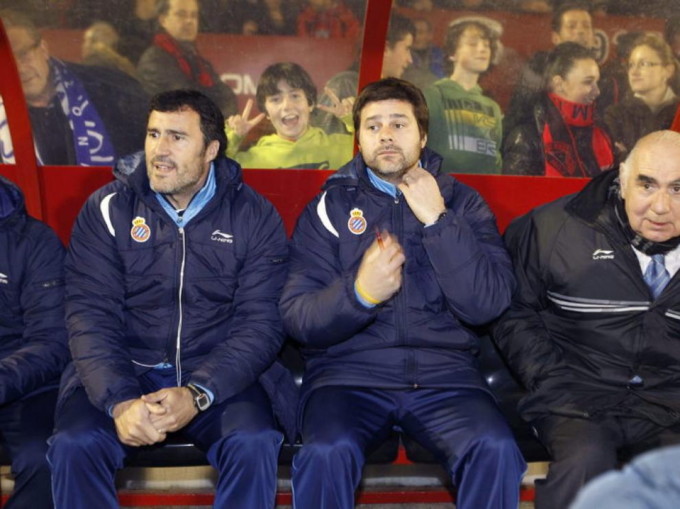 El entrenador del RCD Espanyol, Mauricio Pochettino