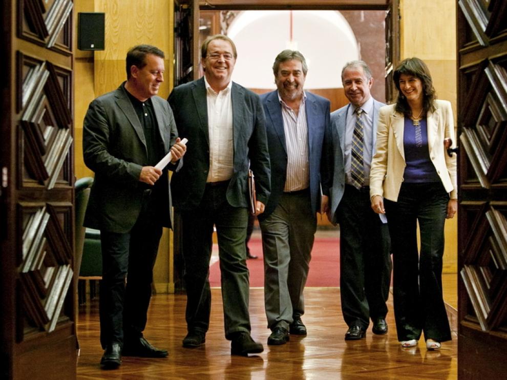 El equipo de Gobierno de Zaragoza