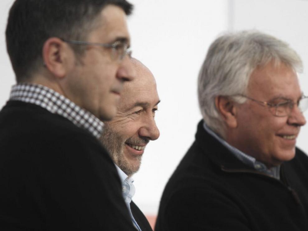 López, Rubalcaba y González