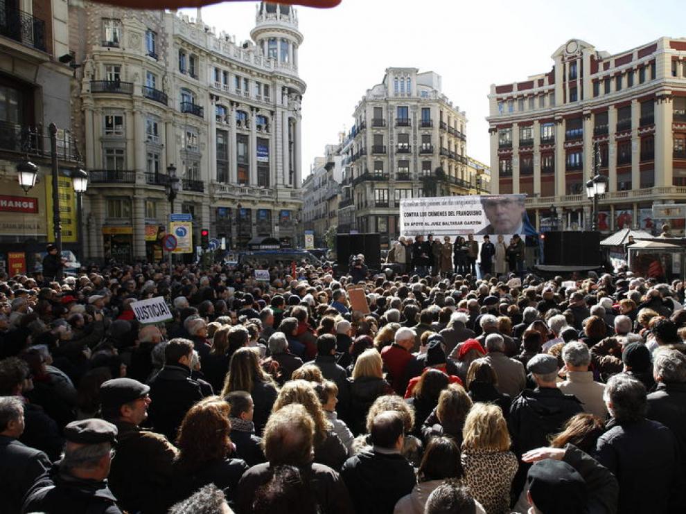 A la concentración acudieron miles de personas