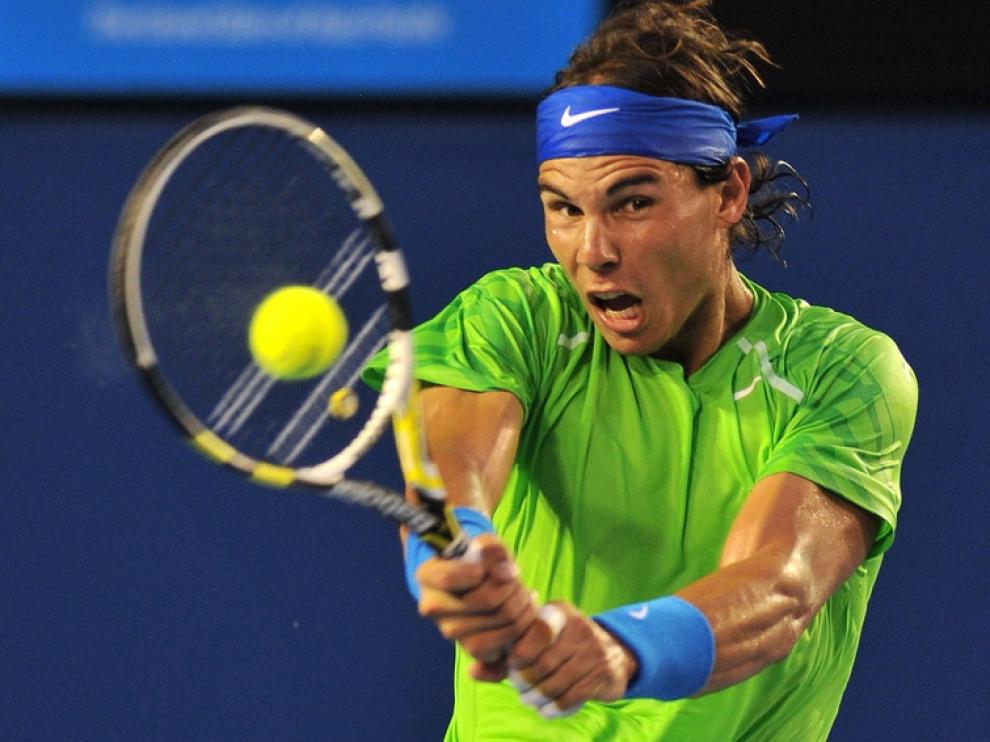 Nadal, en un momento del partido