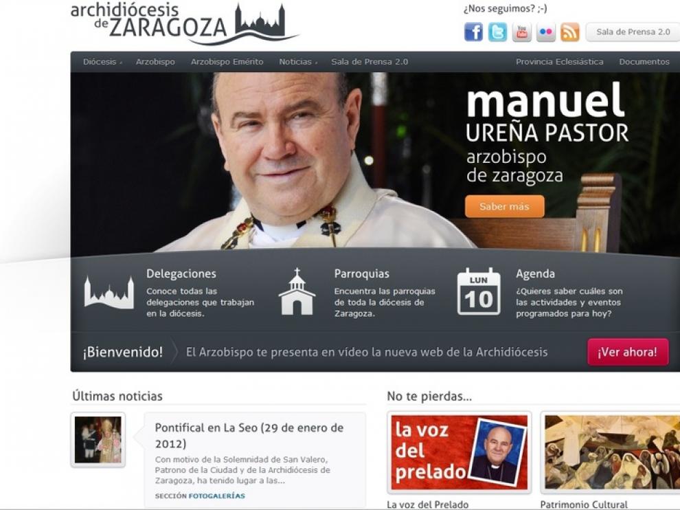 Portada de la web