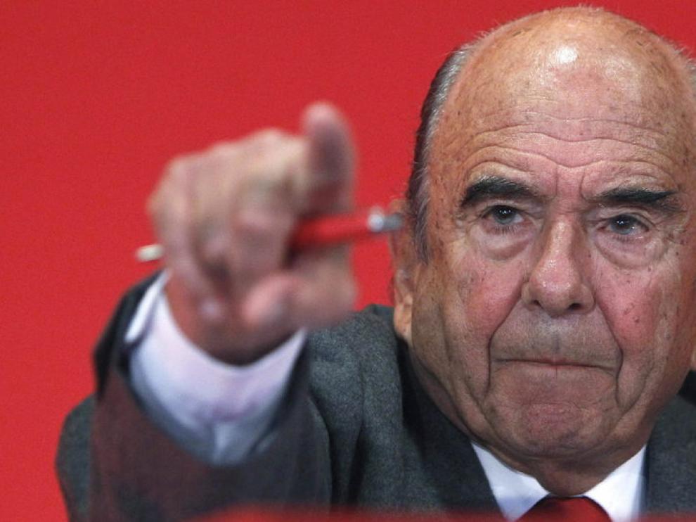 Emilio Botín, presidente del Banco Santander
