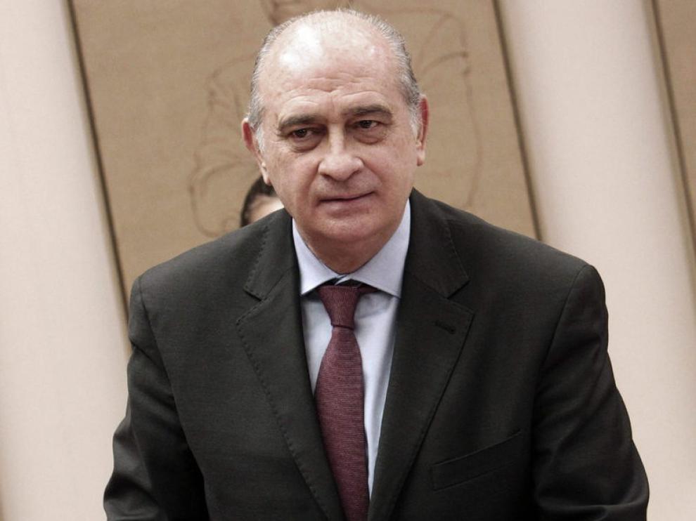 El ministro del Interior, Jorge Fernández Díaz