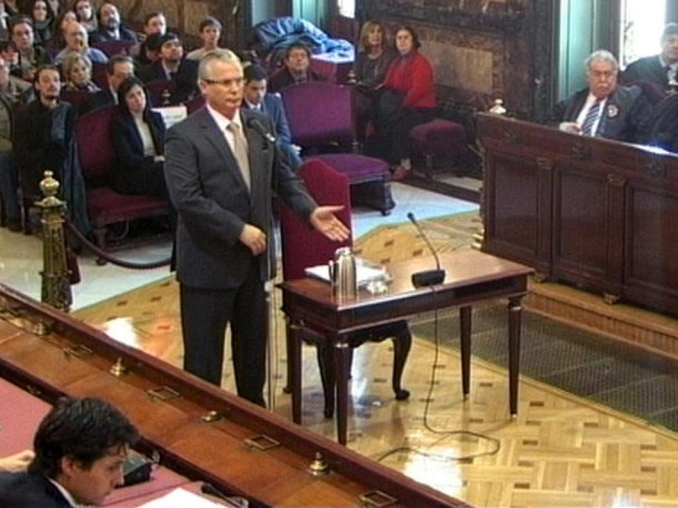 El magistrado declaró ante el juez