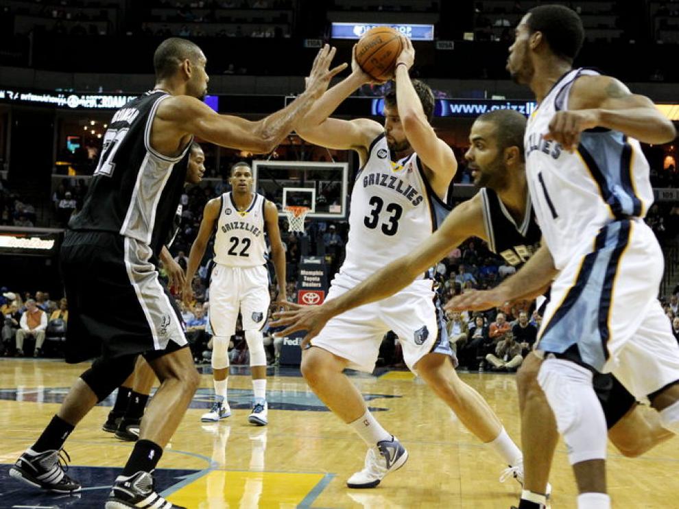Jugada de Mark Gasol