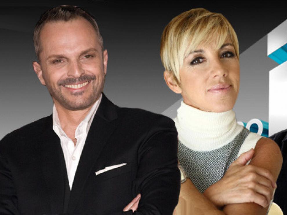 Sergio Dalma, Miguel Bosé y Ana Torroja, jurado de 'El Número Uno'.