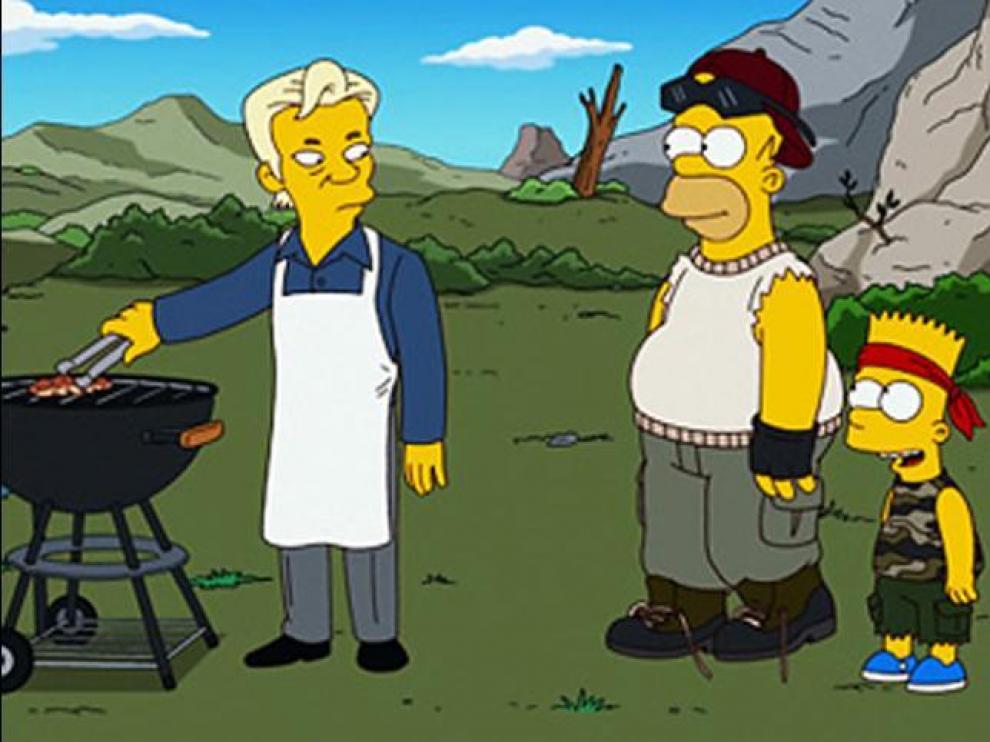 Imagen de un capítulo de 'Los Simpsons'