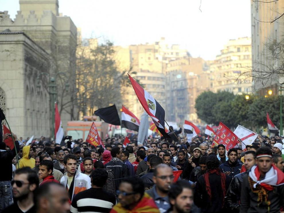 Manifestaciones de egipcios tras la tragedia en Port Said