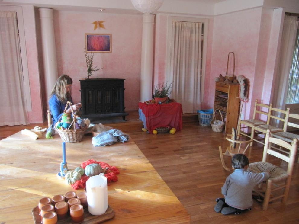 Centro de la asociación O Farol, que promueve la pedagogía Waldorf