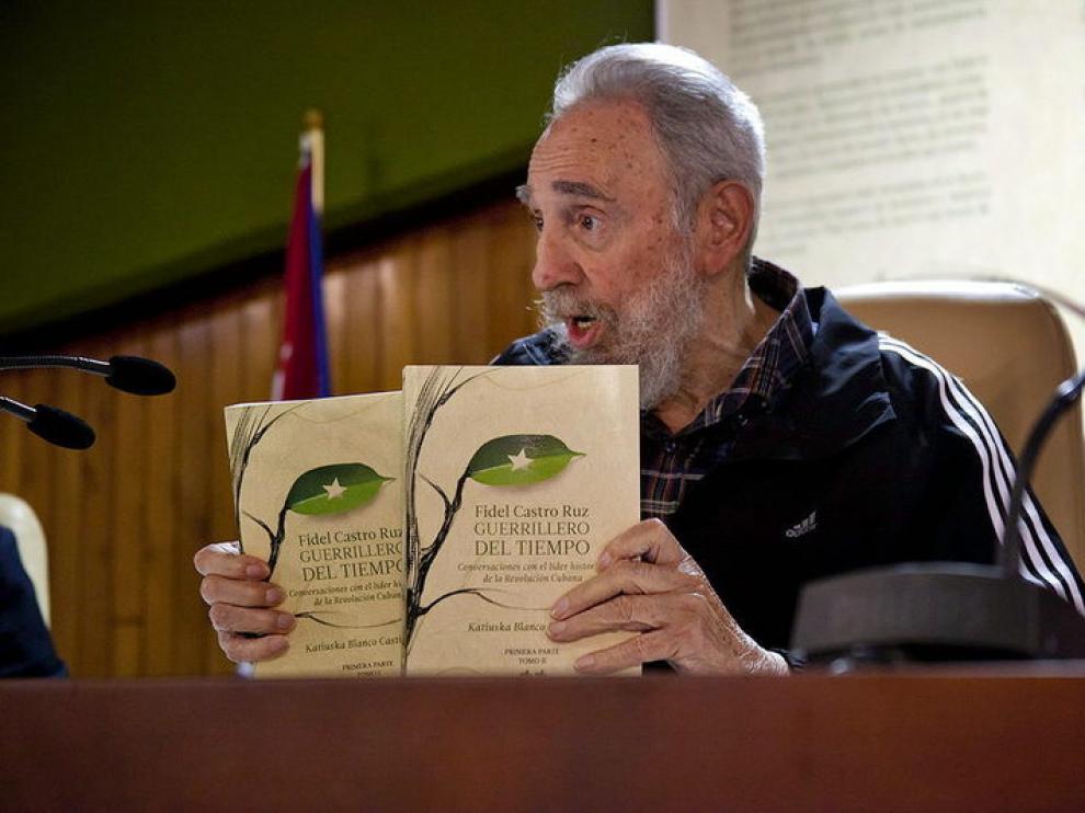 Fidel Castro ha presentado 'Guerrillero del tiempo'